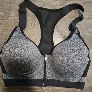 VSX Black and Gray Sports Bra